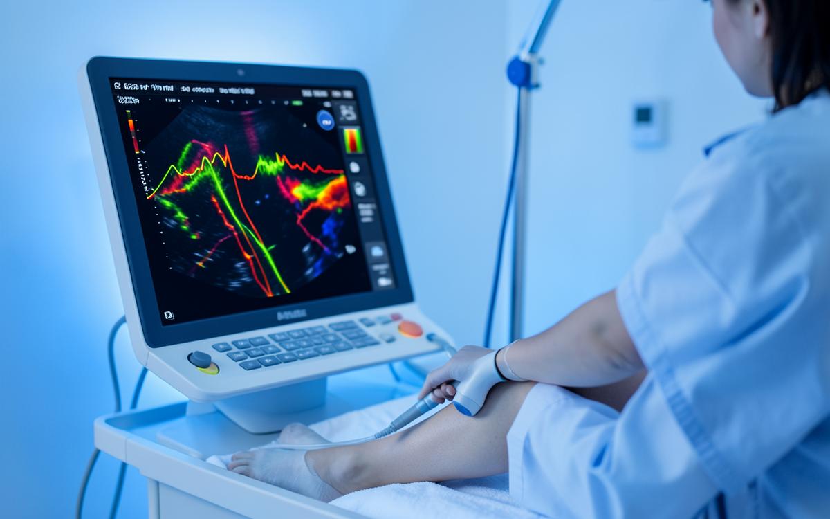 Imagen referencial de doppler vascular